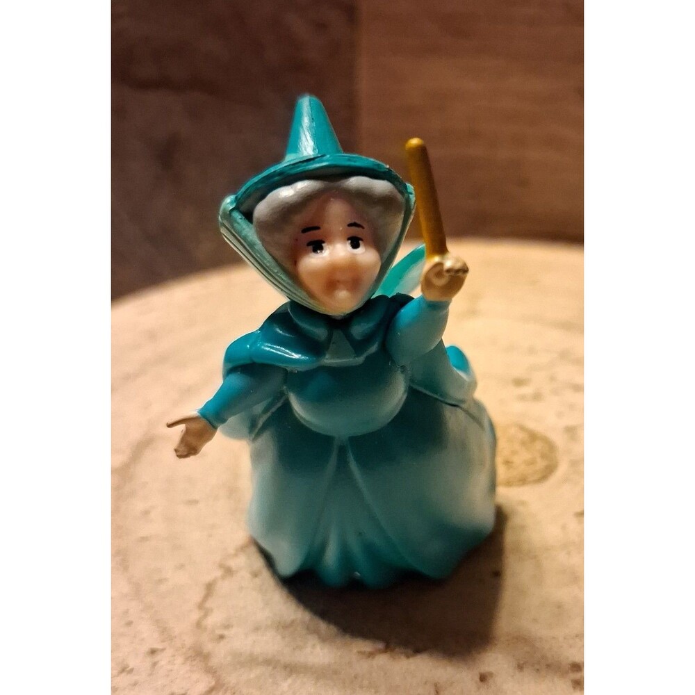 2013 Mattel Sleeping Beauty Fairy Godmother Fauna Figure Cake Topper